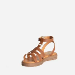 Buggy Sandales^Sandale spartiate en cuir CAMEL