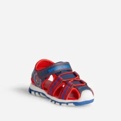 703 Sandales^Sandale SPIDER-MAN et rouge MARINE