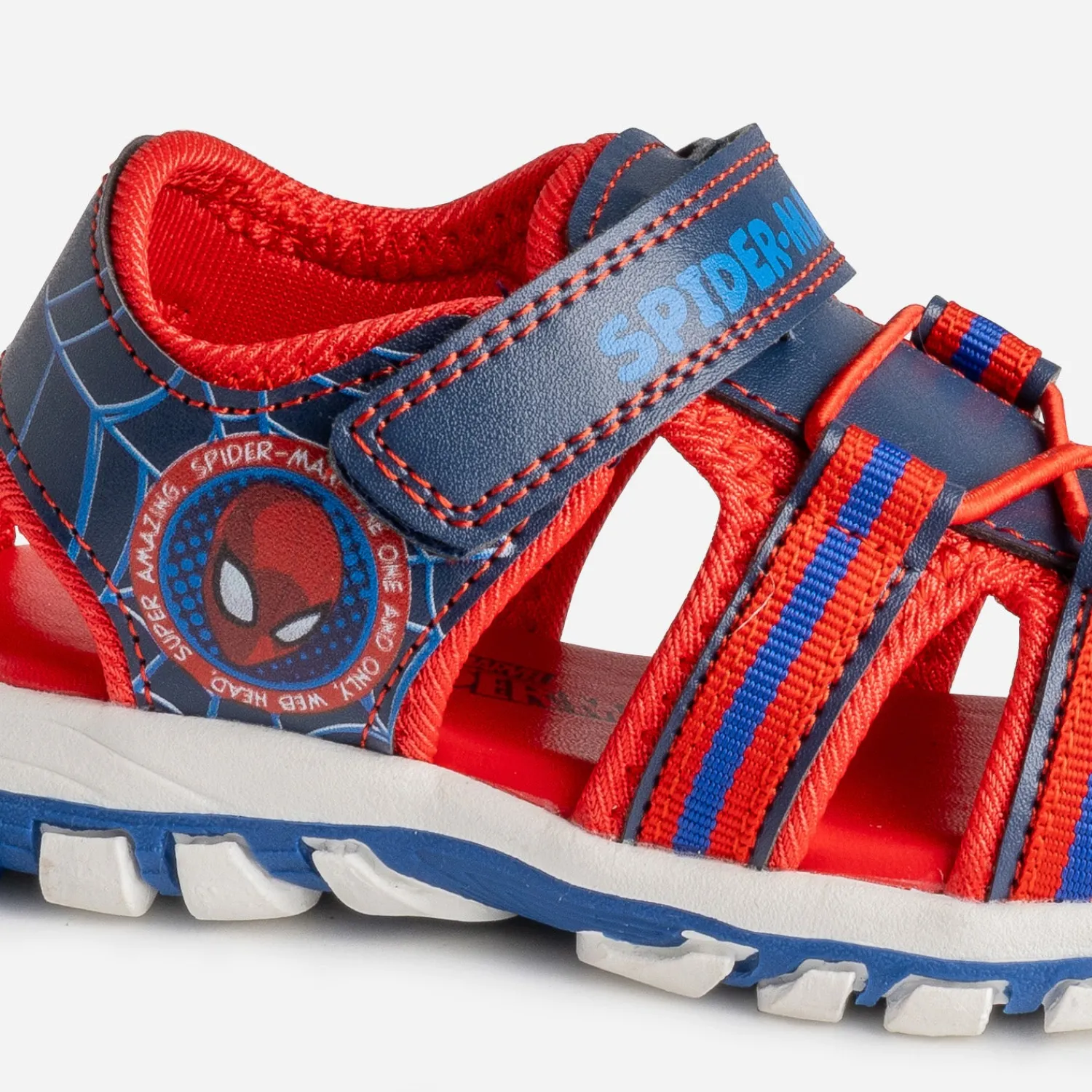 703 Sandales^Sandale SPIDER-MAN et rouge MARINE