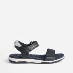 Tbs Sandales^Sandale cuir à scratchs MARINE
