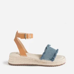 Texto Sandales^Sandale en jean BLEU