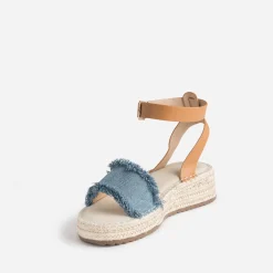Texto Sandales^Sandale en jean BLEU