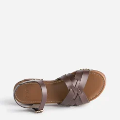 Texto Sandales^Sandale en cuir MARRON
