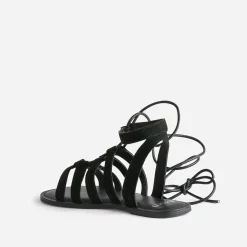 Texto Sandales^Sandale e cuir velours NOIR