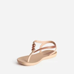 IPANEMA Sandales^Sandale-tong rosé détail bijou BEIGE