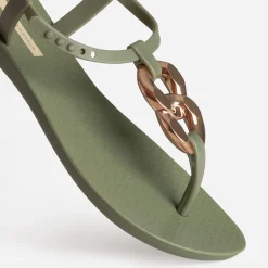 IPANEMA Sandales^Sandale-tong détail bijou KAKI