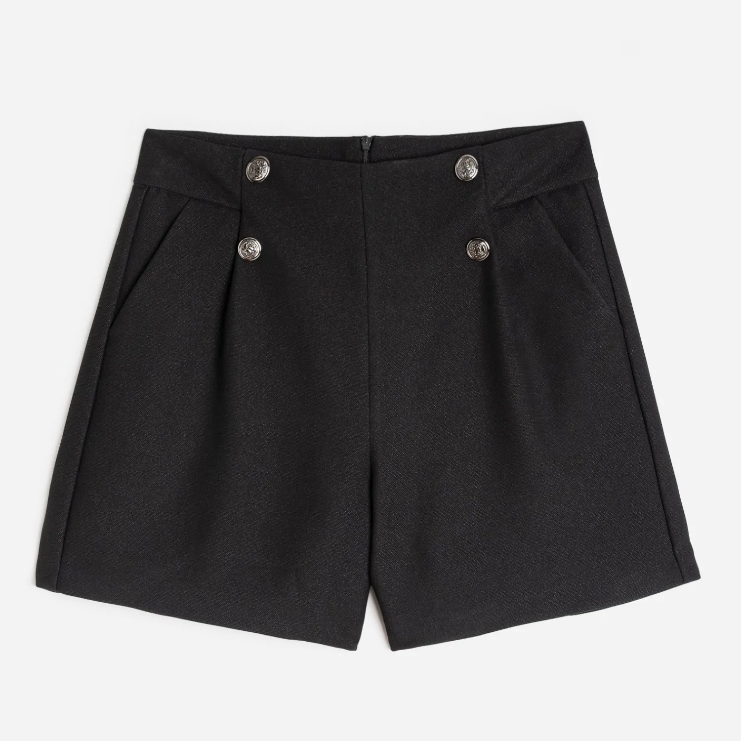 Texto Shorts^Short à pont pailleté NOIR