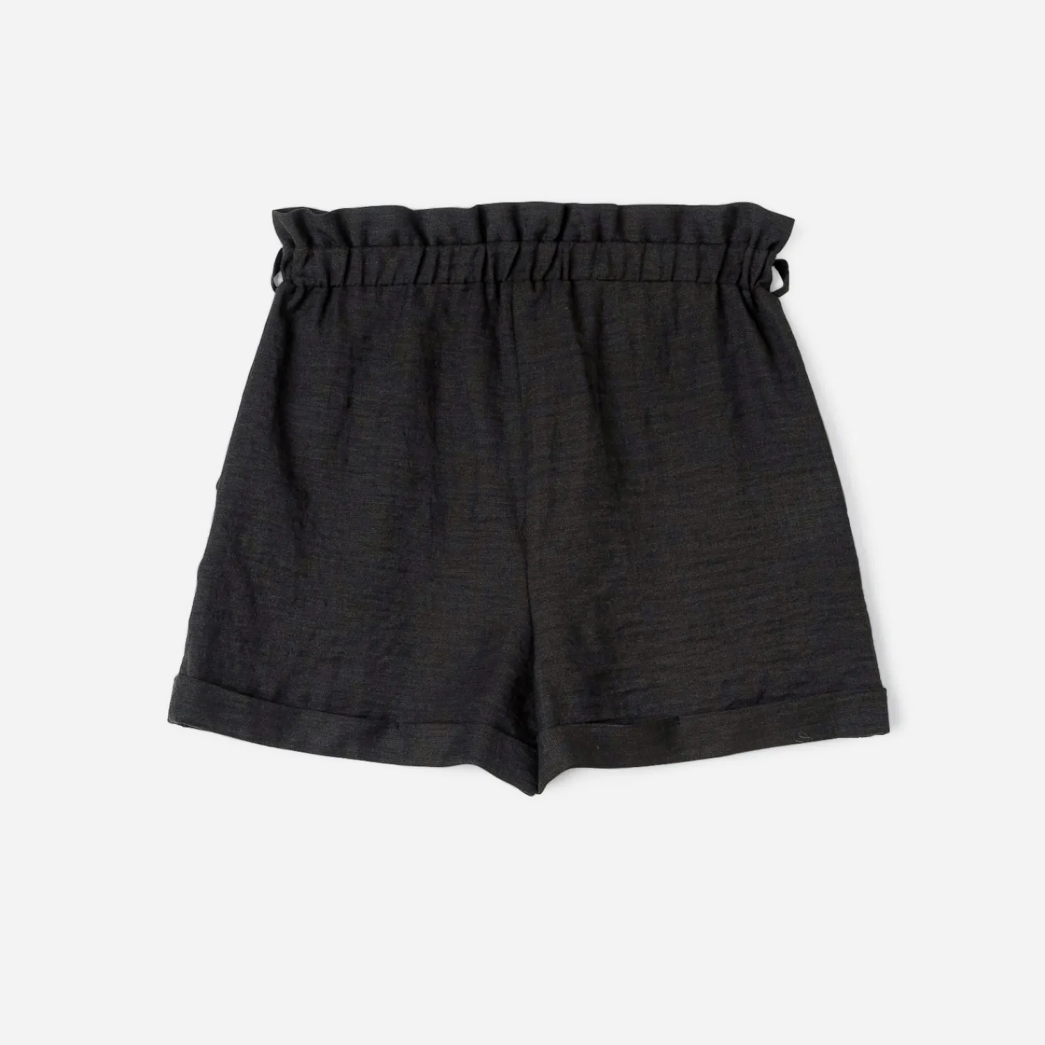 Texto Shorts^Short taille haute NOIR
