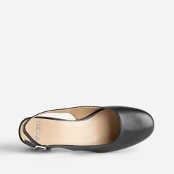 Eram Escarpins^Slingback en cuir NOIR