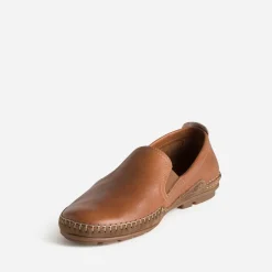 Fluchos Mocassins^Slip-on cuir COGNAC