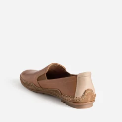 Fluchos Mocassins^Slip-on cuir COGNAC