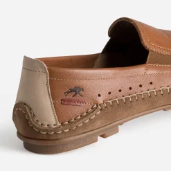 Fluchos Mocassins^Slip-on cuir COGNAC