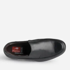 Fluchos Chaussures De Ville^Slip-on confort en cuir NOIR