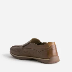 FRANCE ARNO Chaussures De Ville^Slip-on en cuir MARRON