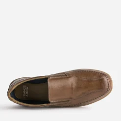 FRANCE ARNO Chaussures De Ville^Slip-on en cuir MARRON