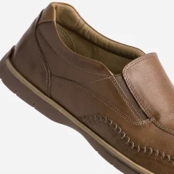 FRANCE ARNO Chaussures De Ville^Slip-on en cuir MARRON