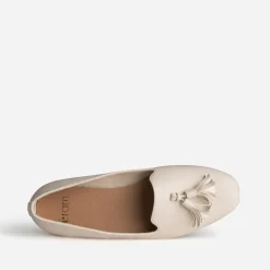 Eram Mocassins/Slippers^Slipper écru cuir ECRU