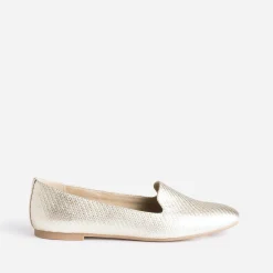 Eram Mocassins/Slippers^Slipper dé effet tressage OR