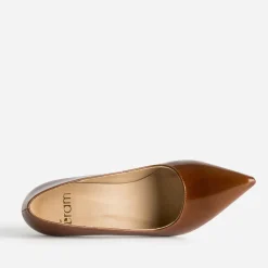 Eram Escarpins^Stiletto cuir COGNAC