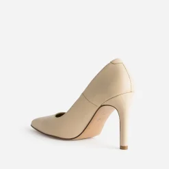 Texto Escarpins^Stiletto en cuir BEIGE