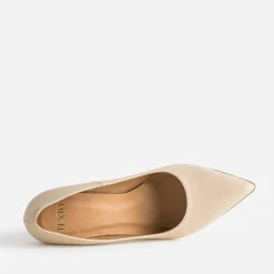 Texto Escarpins^Stiletto en cuir BEIGE