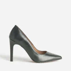 Eram Escarpins^Stiletto TEXTO éco-conçu en cuir NOIR