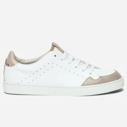 Eram Baskets^Tennis 1927 he femme en cuir éco-conçu BLANC