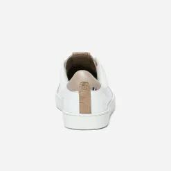 Eram Baskets^Tennis 1927 he femme en cuir éco-conçu BLANC