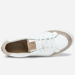 Eram Baskets^Tennis 1927 he femme en cuir éco-conçu BLANC
