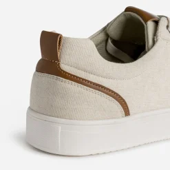 Eram Toiles|Baskets/Tennis^Tennis chiné en toile BEIGE