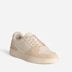 Eram Baskets/Tennis^Tennis cuir et velours côtelé BEIGE