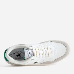 POLO CLUB BEVERLY HILLS Baskets/Tennis^Tennis BEVERLY HILLS POLO CLUB he et vert détail vert BLANC