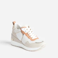Eram Baskets^Tennis he, beige, terracotta semelle amovible BLANC