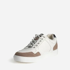 Eram Baskets/Tennis^Tennis he embossage et détails couleurs BLANC