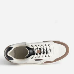 Eram Baskets/Tennis^Tennis he embossage et détails couleurs BLANC