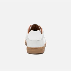 Eram Baskets/Tennis^Tennis he en cuir détails gris clair BLANC