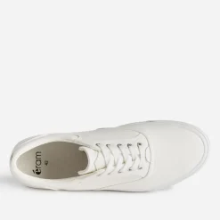 Eram Baskets/Tennis^Tennis blanche en toile BEIGE