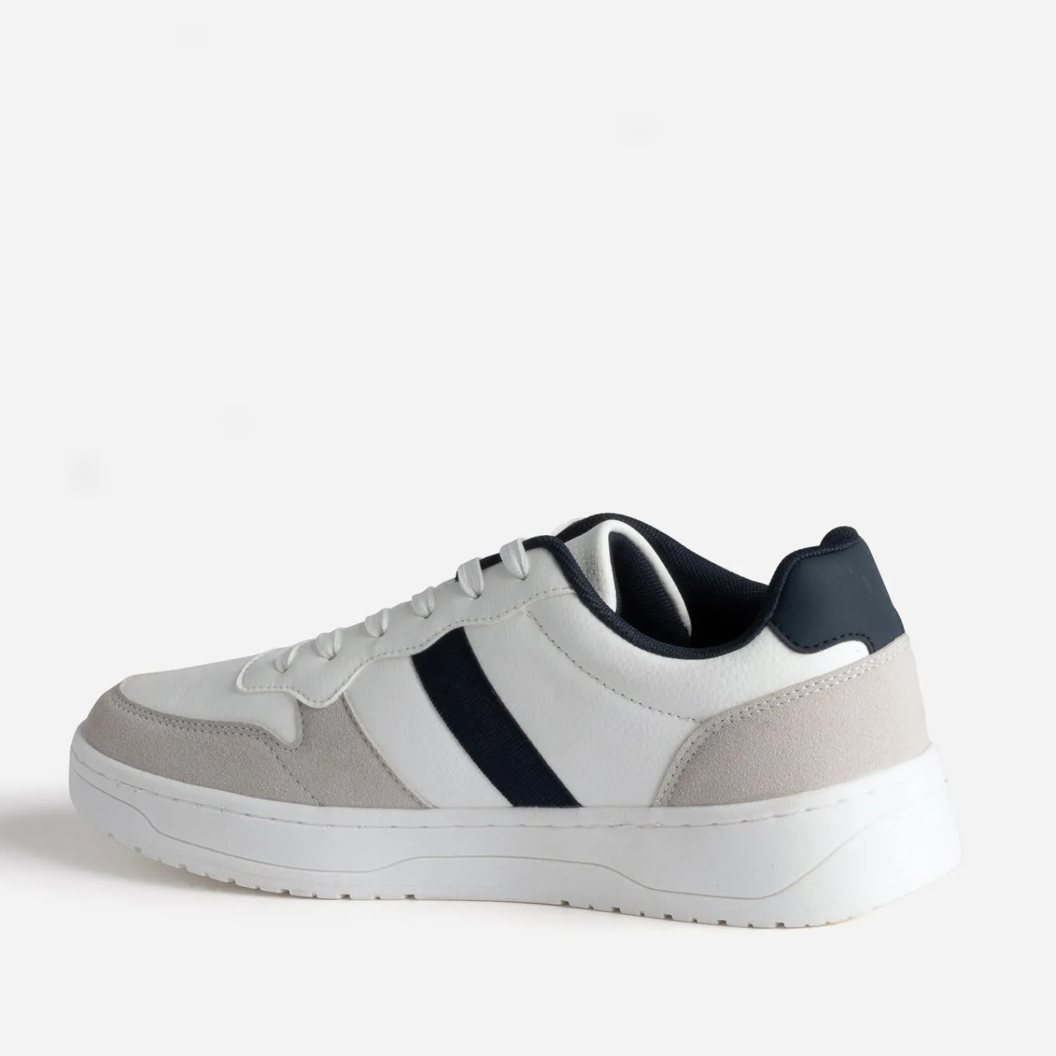 Eram Baskets/Tennis^Tennis he, gris clair et marine BLANC