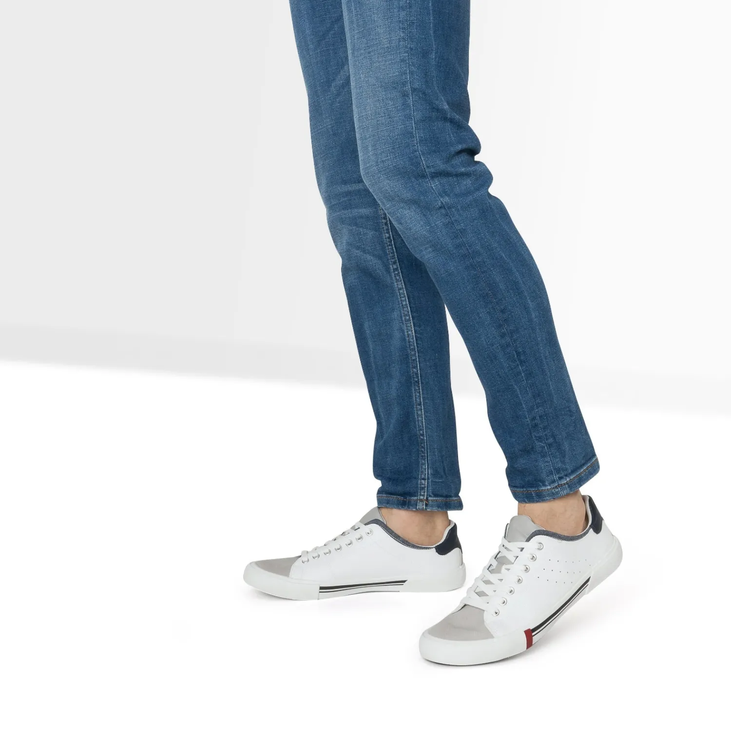 Eram Baskets/Tennis^Tennis he, grise, marine BLANC