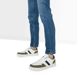 Eram Baskets/Tennis^Tennis he, kaki et marine BLANC