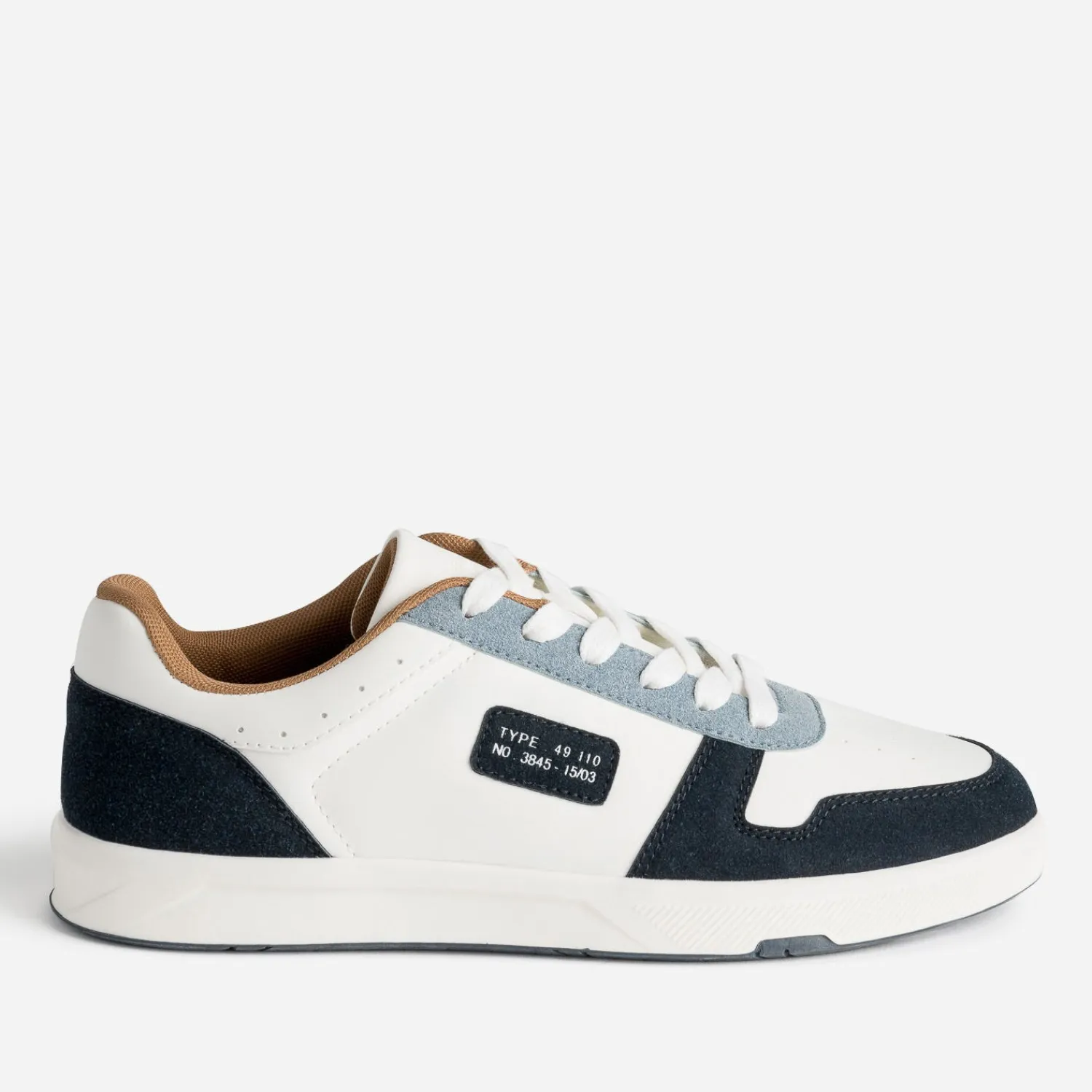 Eram Baskets/Tennis^Tennis he, marine, bleu et camel BLANC