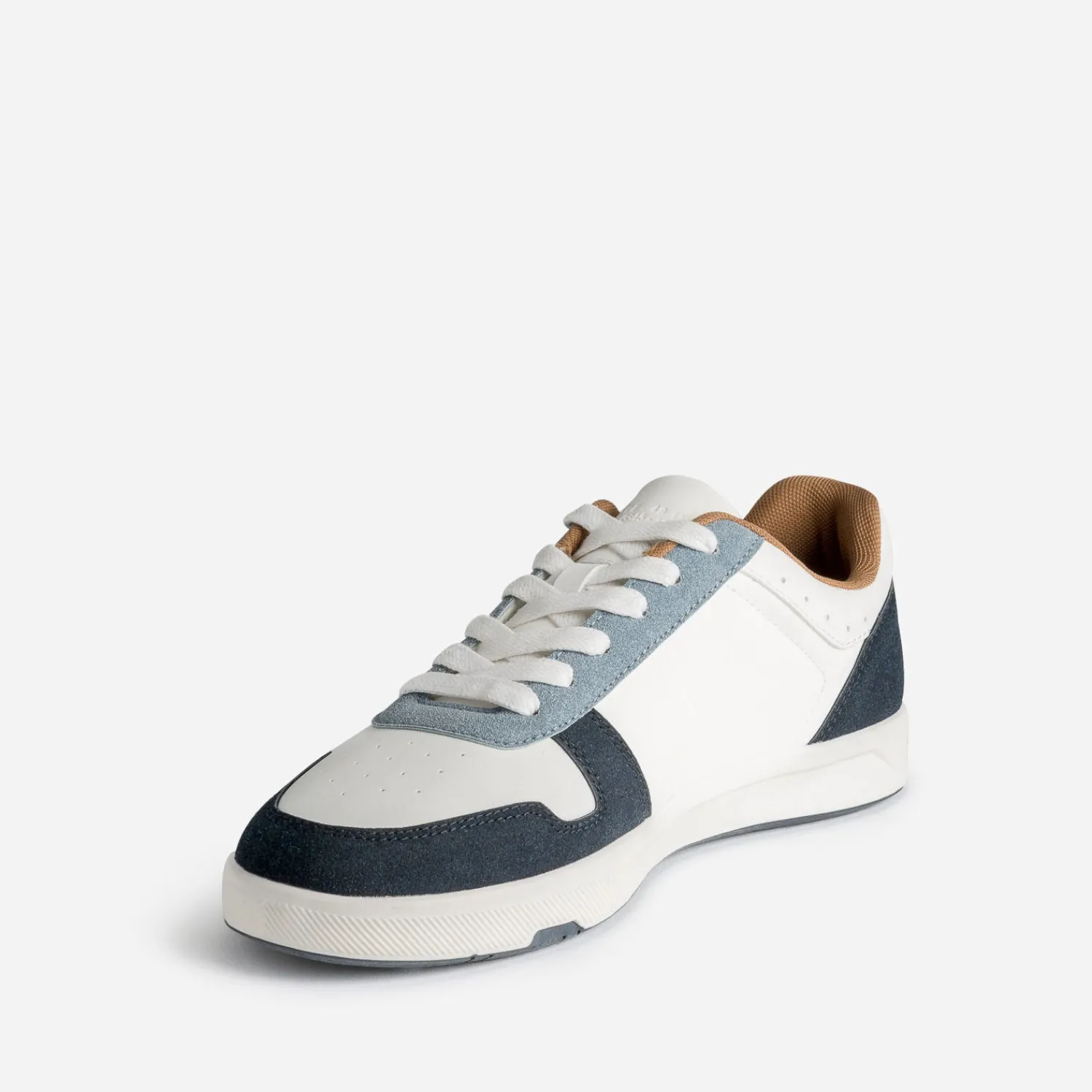 Eram Baskets/Tennis^Tennis he, marine, bleu et camel BLANC