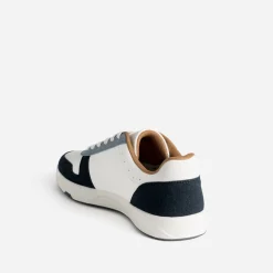 Eram Baskets/Tennis^Tennis he, marine, bleu et camel BLANC