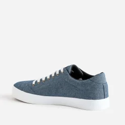 Eram Toiles|Baskets/Tennis^Tennis bleu chiné en toile MARINE