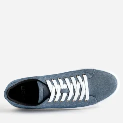 Eram Toiles|Baskets/Tennis^Tennis bleu chiné en toile MARINE