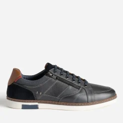 Eram Baskets/Tennis^Tennis bleu cuir MARINE