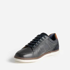 Eram Baskets/Tennis^Tennis bleu cuir MARINE