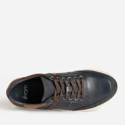 Eram Baskets/Tennis^Tennis bleu en cuir MARINE