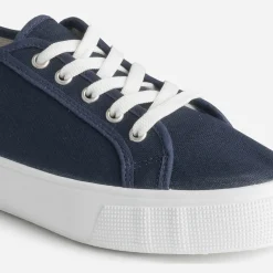 Eram Baskets^Tennis bleu en toile MARINE