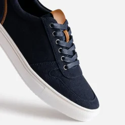 Eram Baskets/Tennis^Tennis bleu en toile MARINE